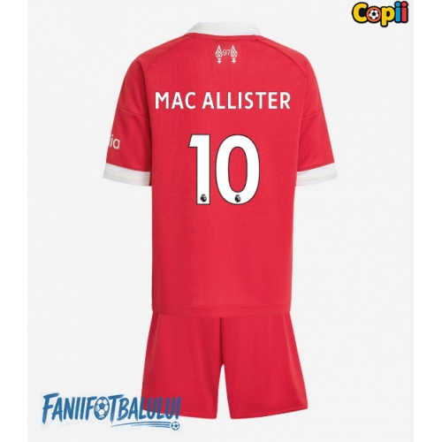 Liverpool Alexis Mac Allister #10 Echipament de Fotbal Replică 2025-26 Copii Acasa (+ Șorturi)